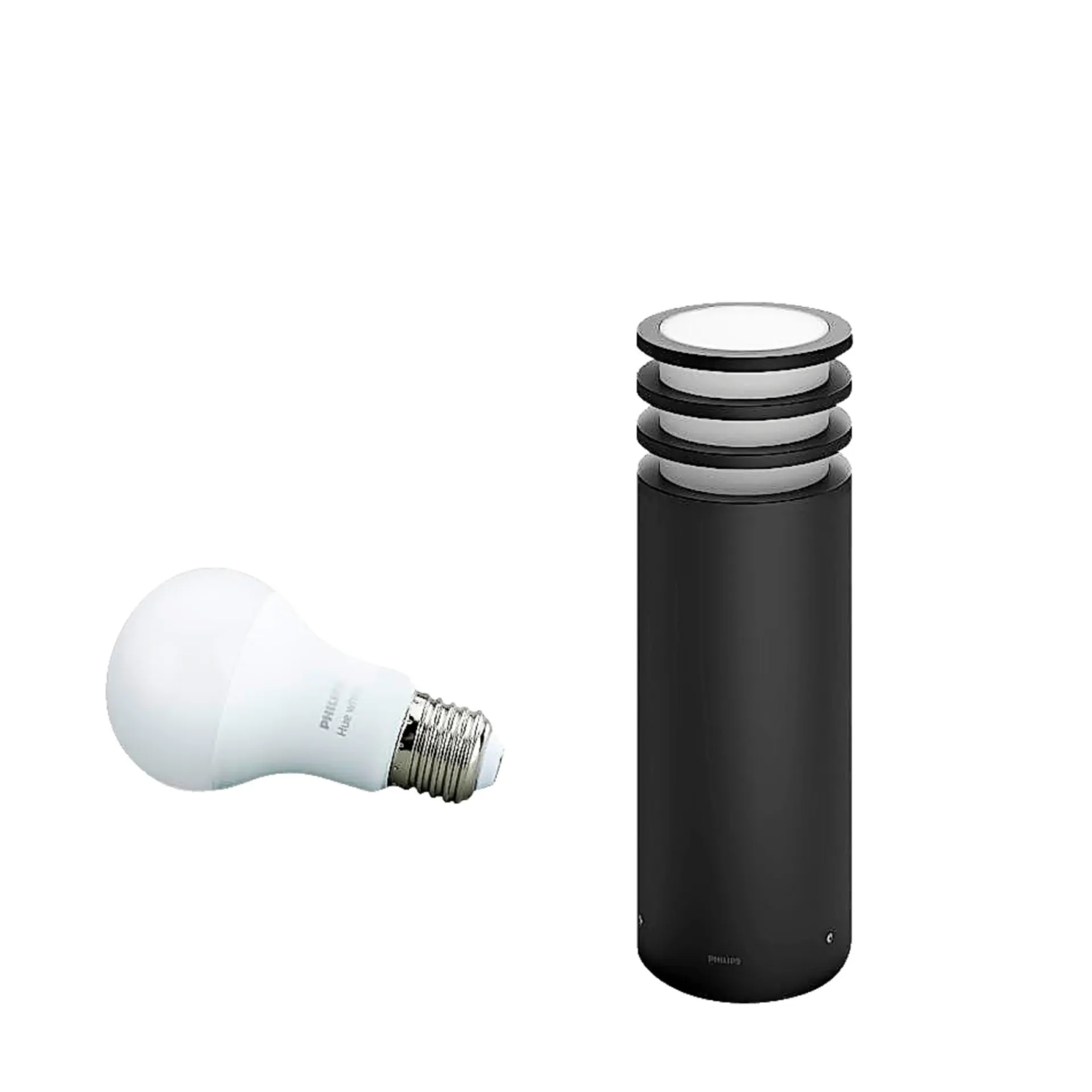 Discount Philips Hue W LUCCA BEDLAMPE ANTRACITGRÅ 40 CM