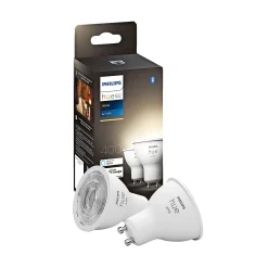 Hot Philips Hue W 2-PAK SMART LED PÆRE GU10 SPOT 5W