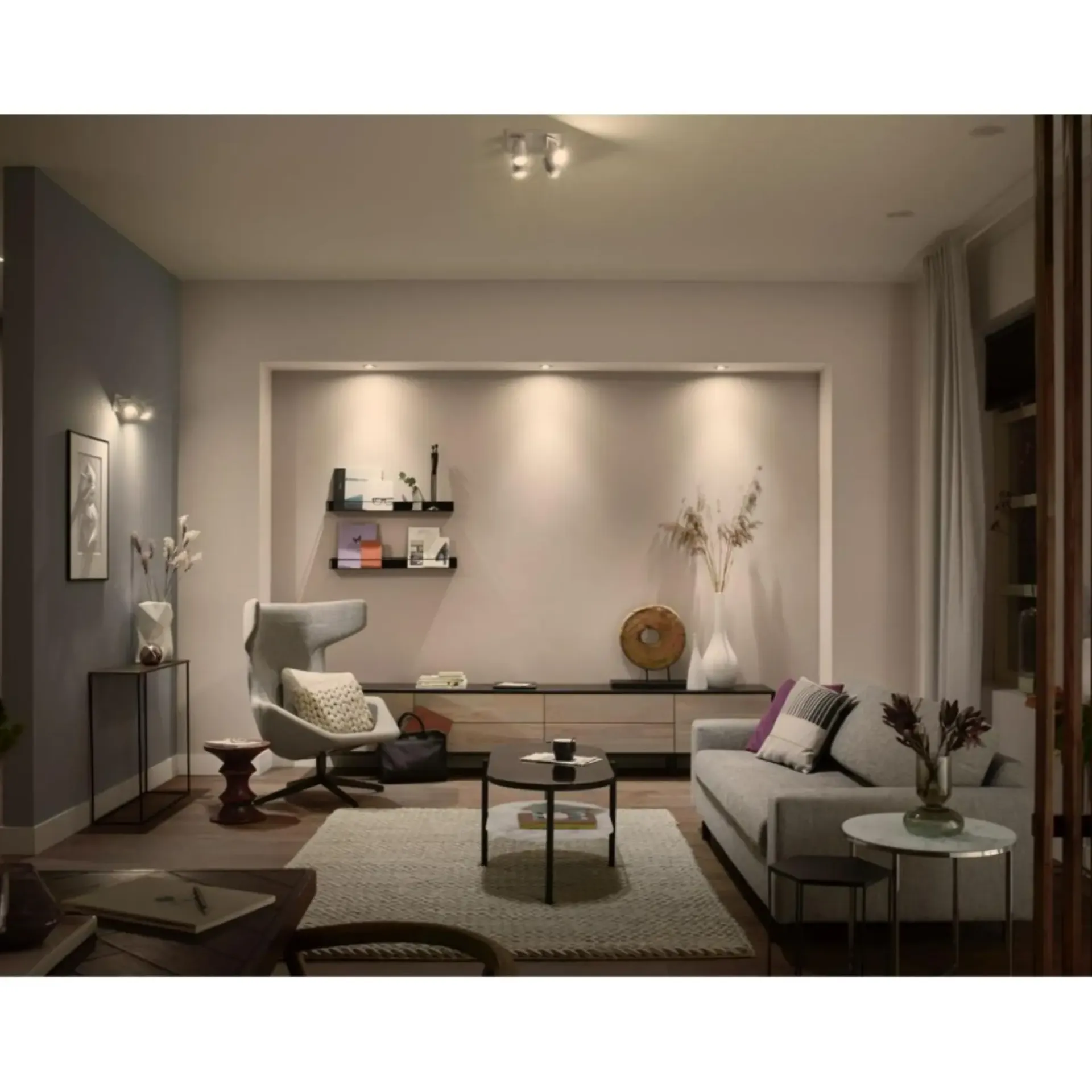 Hot Philips Hue W 2-PAK SMART LED PÆRE GU10 SPOT 5W