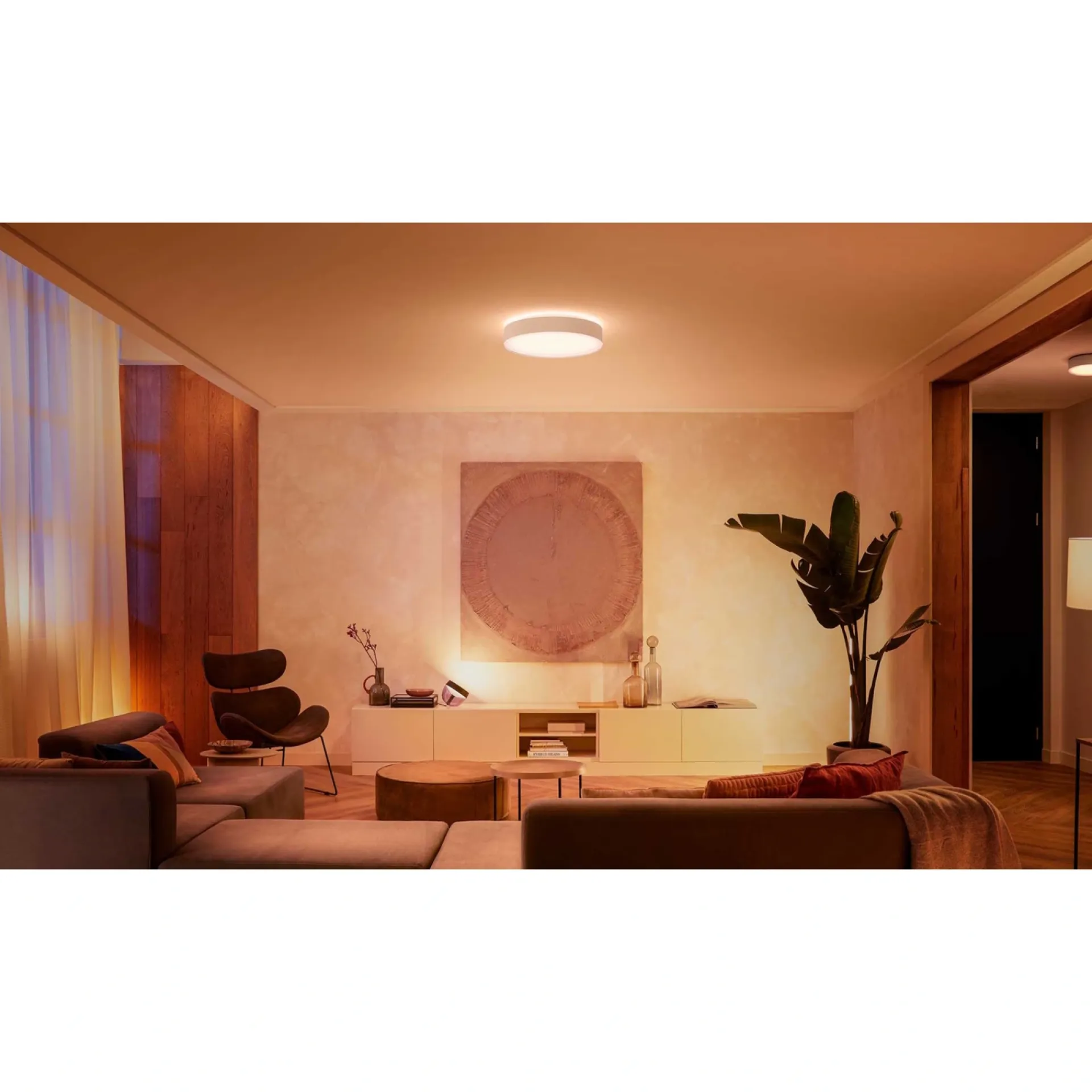 Discount Philips Hue WA ENRAVE L PLAFOND 34W HVID 476 MM