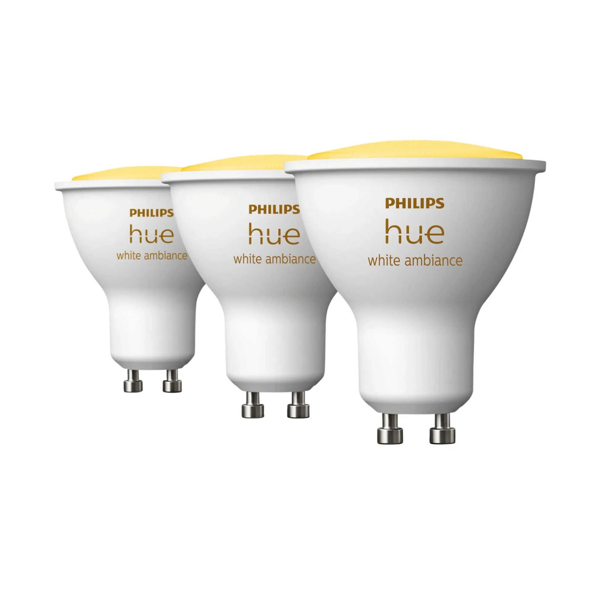 Clearance Philips Hue WA 3-PAK SMART LED PÆRE GU10 SPOT 5W