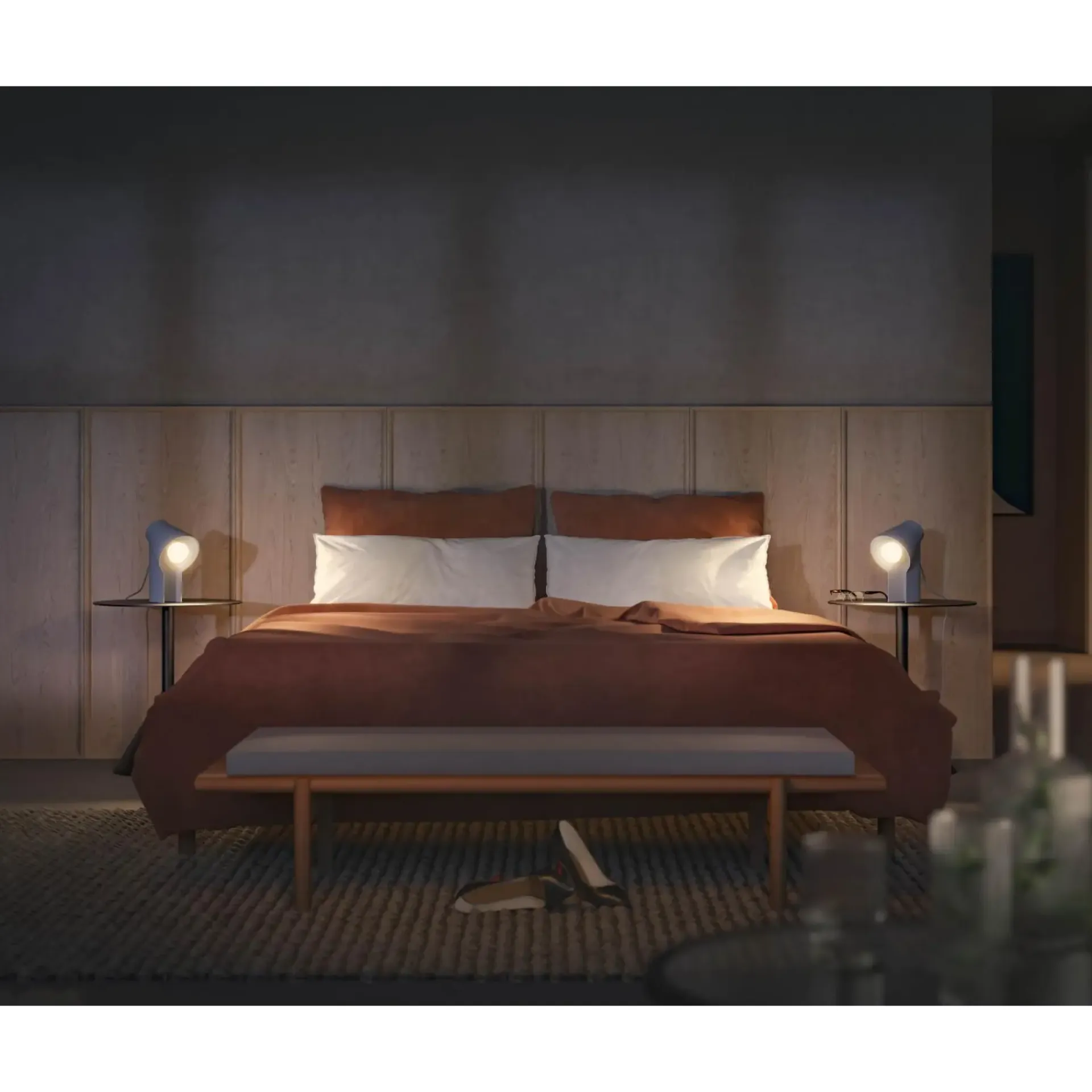 Sale Philips Hue WA 2-PAK SMART LED PÆRE E27 STANDARD 9W