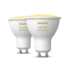 Philips Hue WA 2-PAK SMART LED PÆRE GU10 SPOT 5W