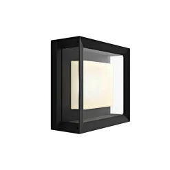 Hot Philips Hue WCA ECONIC SQUARE UDENDØRS VÆGLAMPE 15W SORT