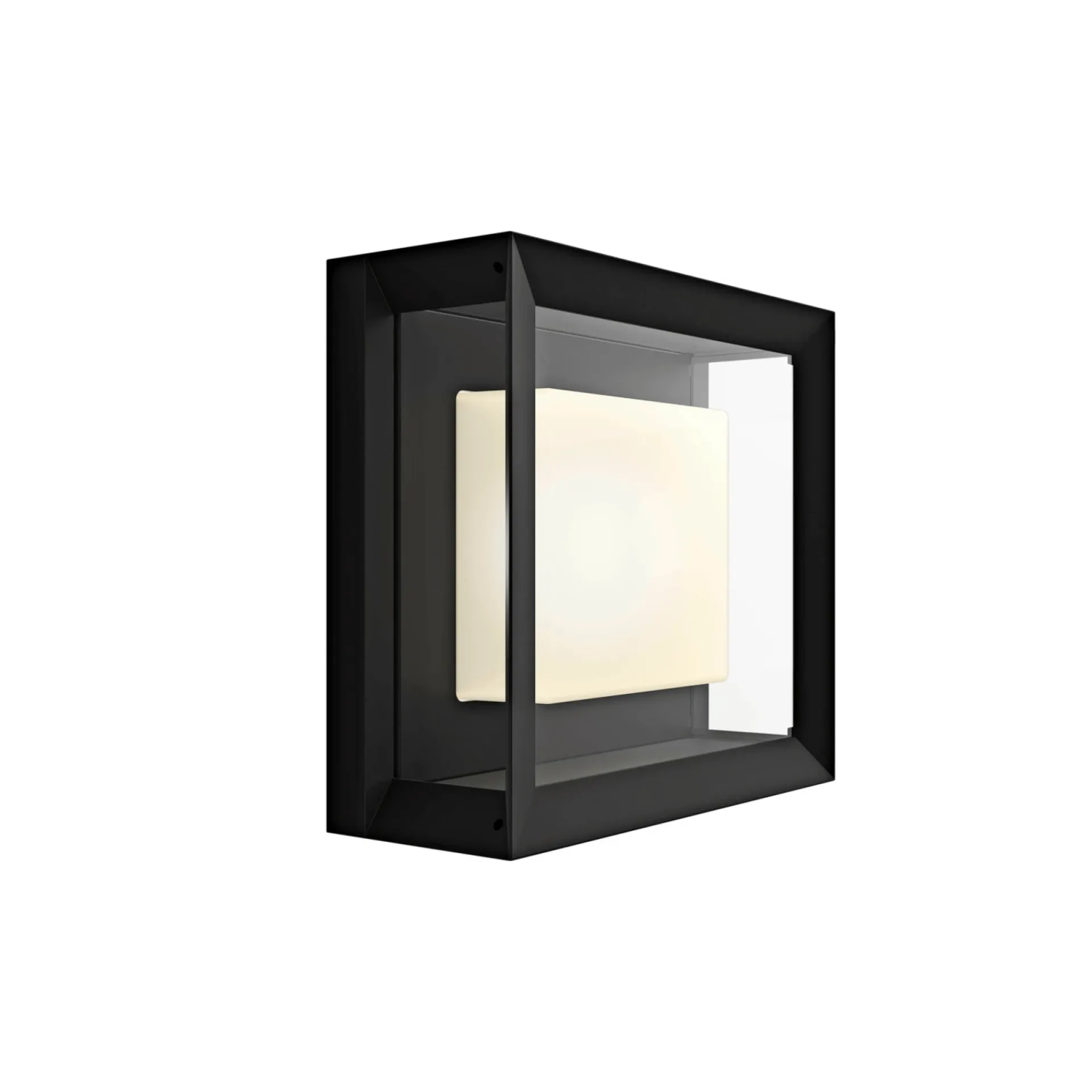 Hot Philips Hue WCA ECONIC SQUARE UDENDØRS VÆGLAMPE 15W SORT