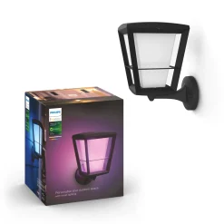 Discount Philips Hue WCA ECONIC UDENDØRS VÆGLAMPE 15W SORT