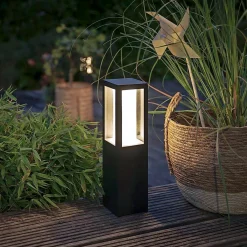 New Philips Hue WCA IMPRESS BEDLAMPE SORT 40 CM