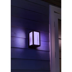 New Philips Hue WCA IMPRESS UDENDØRS VÆGLAMPE 16W SORT