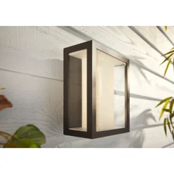 Sale Philips Hue WCA IMPRESS UDENDØRS VÆGLAMPE 16W SORT