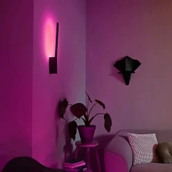 Best Philips Hue WCA LIANE VÆGLAMPE 12W SORT