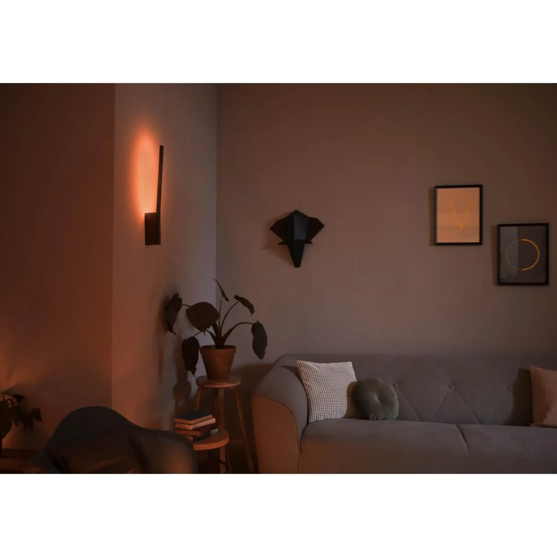 Best Philips Hue WCA LIANE VÆGLAMPE 12W SORT