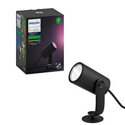 Discount Philips Hue WCA LILY UDVIDELSE SPOTLAMPE SORT INTEGRERET LED 8W