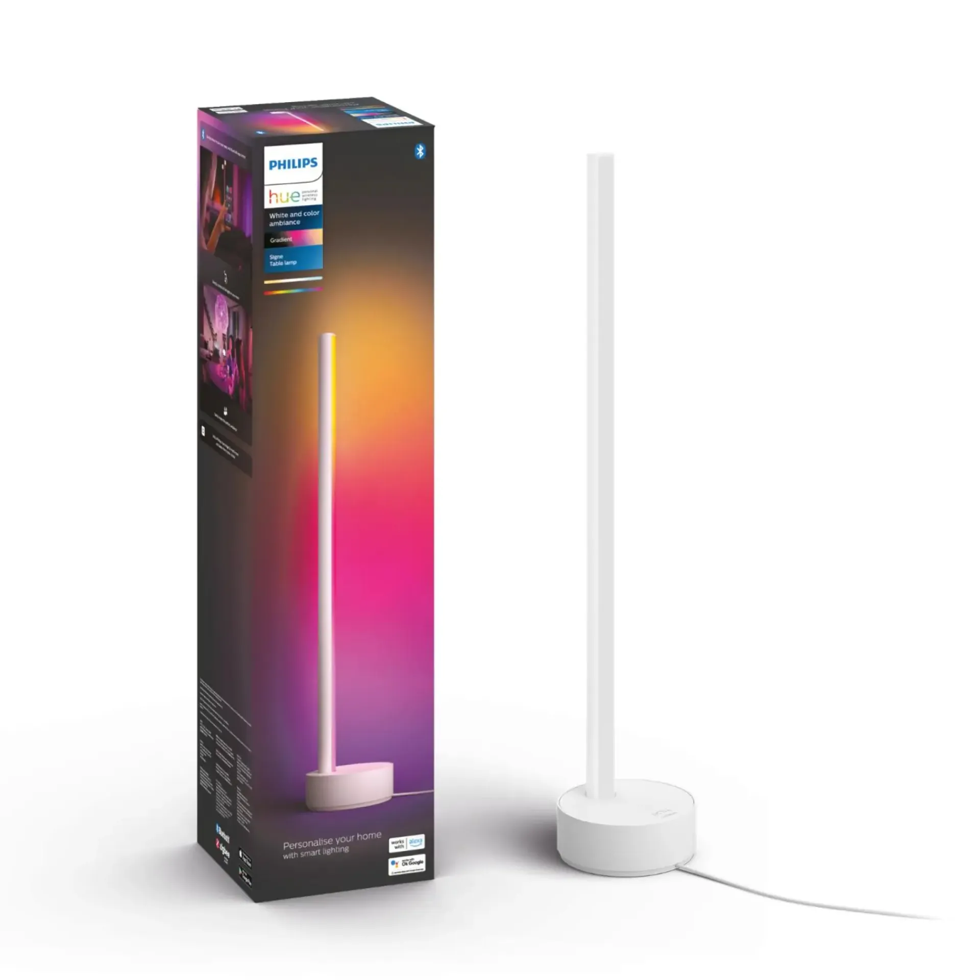 Clearance Philips Hue WCA WCA BORDLAMPE HVID 55,3 CM