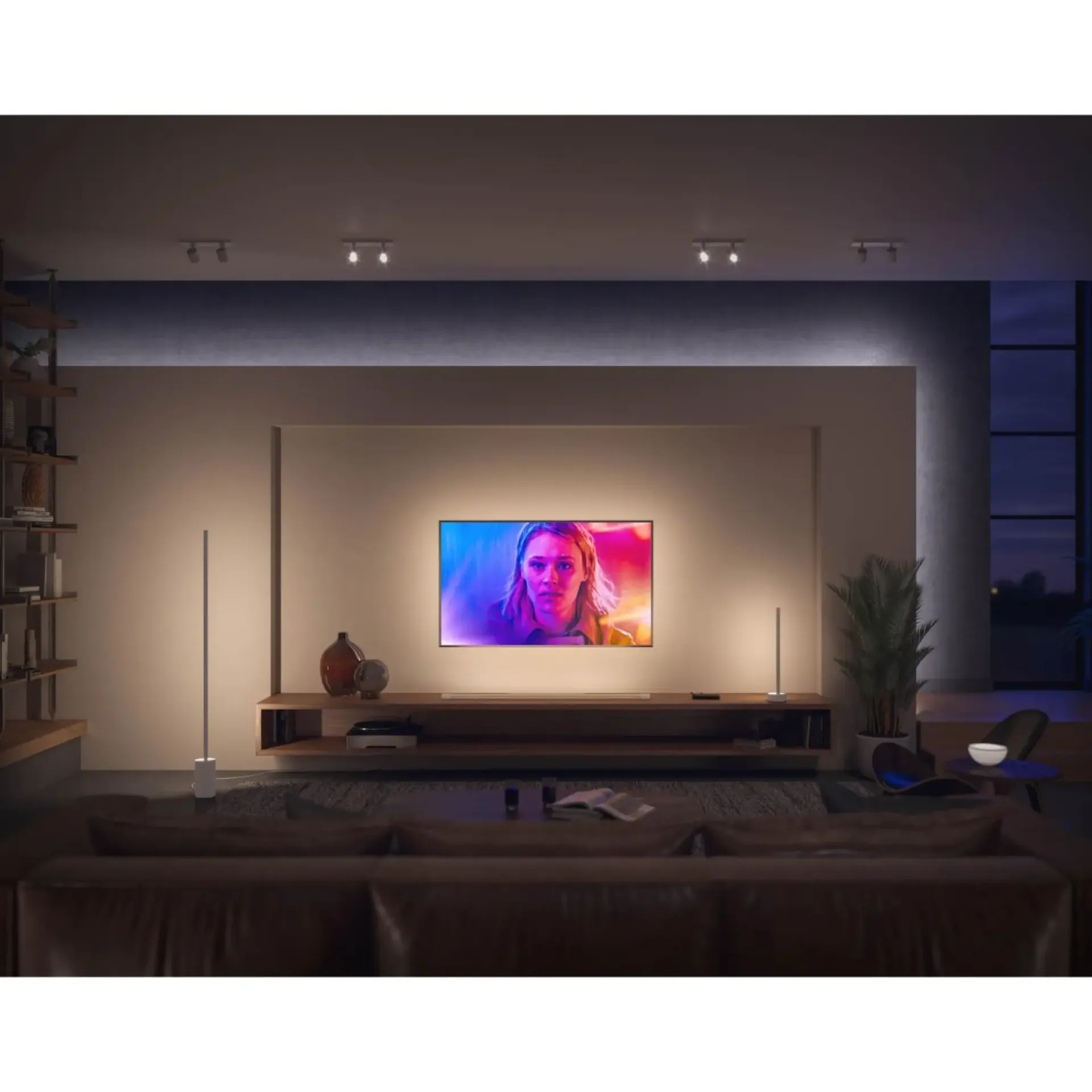 Clearance Philips Hue WCA WCA BORDLAMPE HVID 55,3 CM