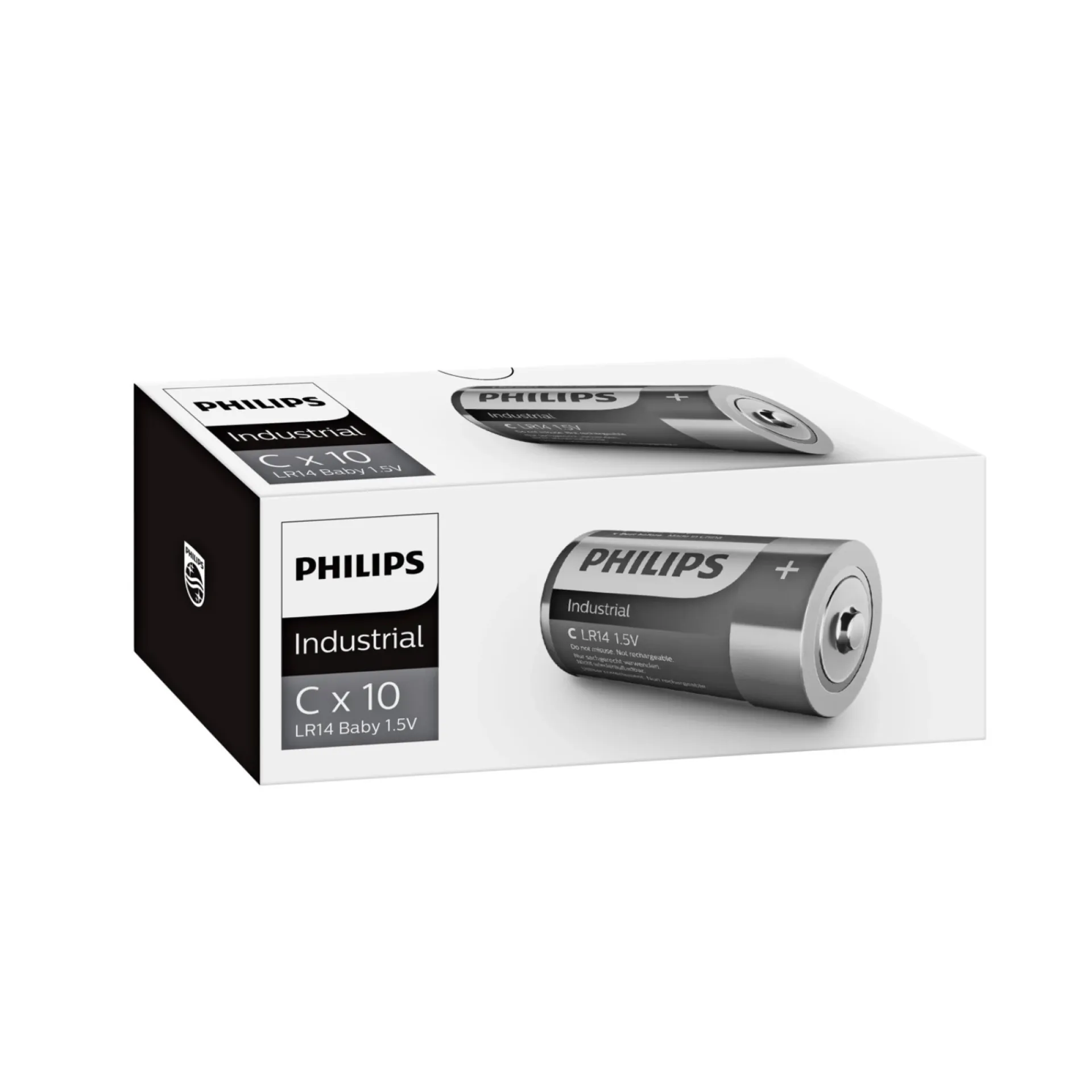 Philips INDUSTRIAL ALKALINE C BATTERI 10 STK/PAK