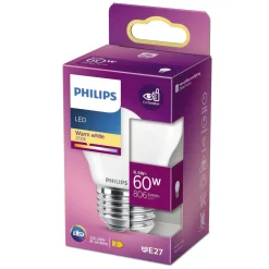 Best Philips LED PÆRE KRONE E27 7W
