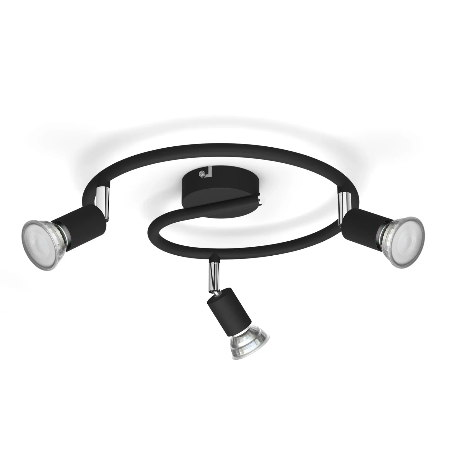 Discount Philips LIMBALI 3- SPOTLAMPE SORT GU10 50W