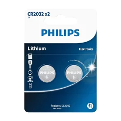 Hot Philips LITIUM CR2032 KNAPCELLE BATTERI 2 STK/PAK