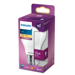 New Philips MAT LED PÆRE STANDARD E27 2W