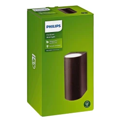 Outlet Philips NIGHTINGALE UDENDØRS VÆGLAMPE GRÅ 2X35W