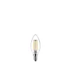Hot Philips 2-PAK KLAR LED PÆRE KERTE E14 4W