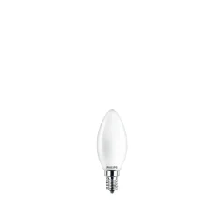 Clearance Philips 2-PAK MAT LED PÆRE KERTE E14 2W