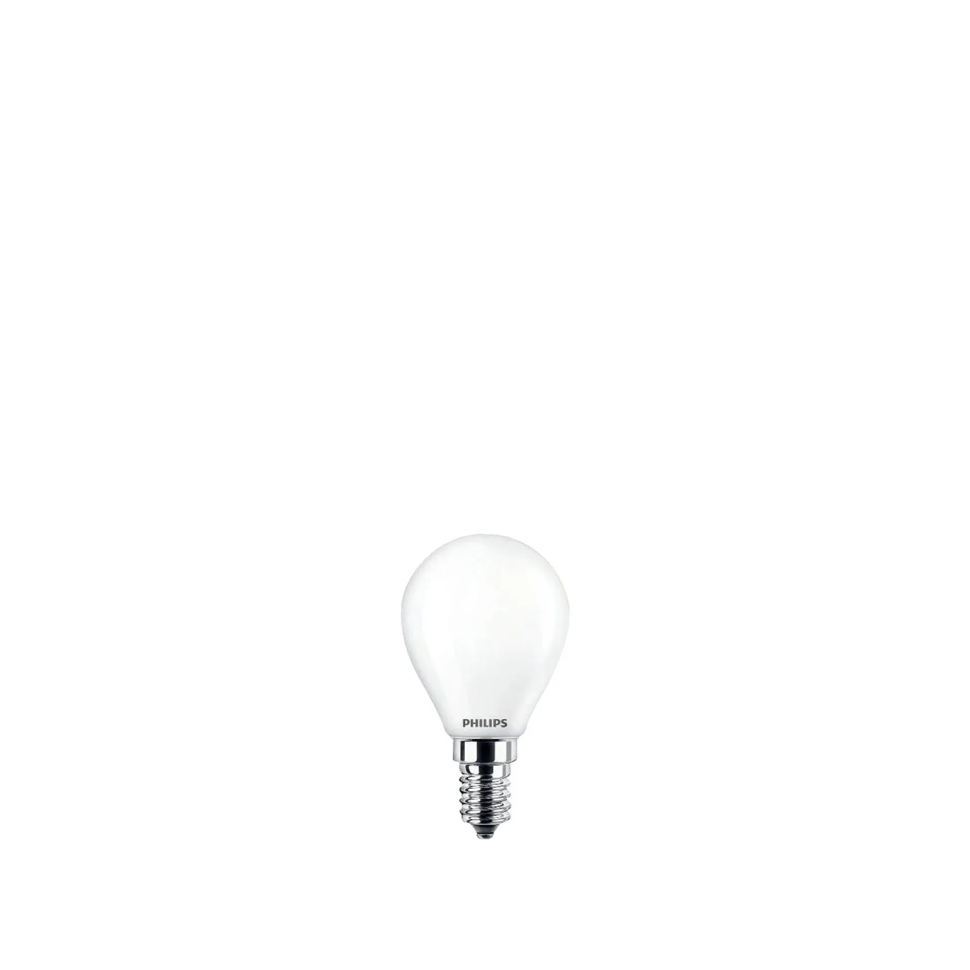 Online Philips 2-PAK MAT LED PÆRE KRONE E14 4W