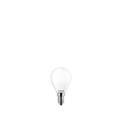 Philips 2-PAK MAT LED PÆRE KRONE E14 2W