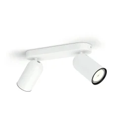 Online Philips PONGEE 2 SKINNESPOT HVID GU10 2X5,50W