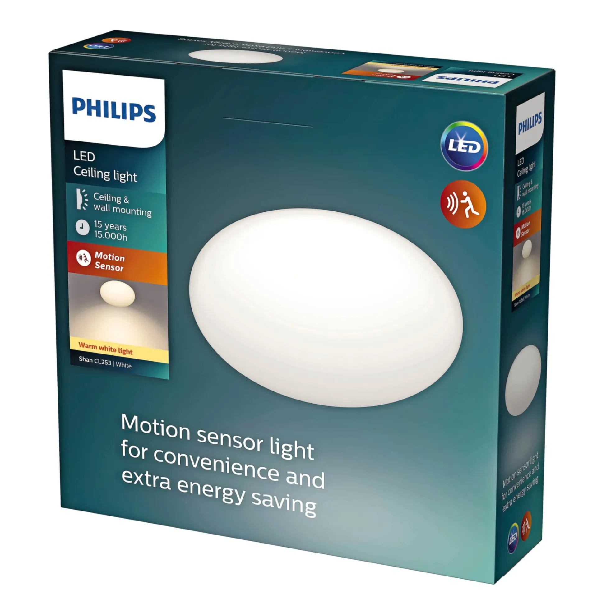 Clearance Philips SHAN PLAFOND 12W HVID 26 CM
