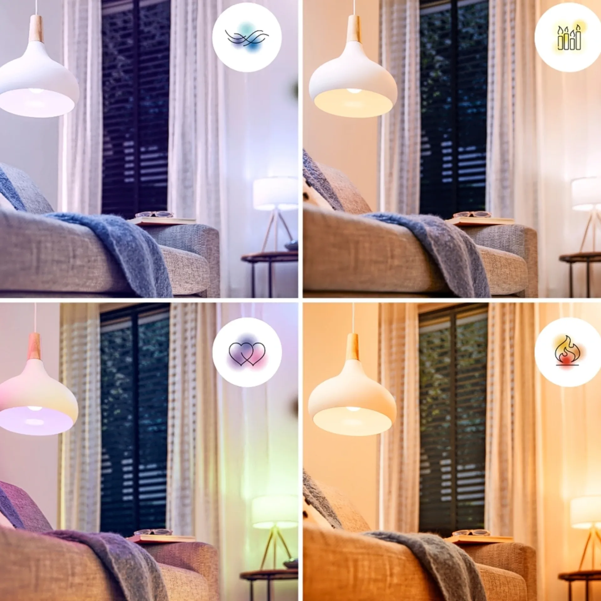 Outlet Philips Smart COLOR COLOR LED PÆRE E27 KRONE 5W