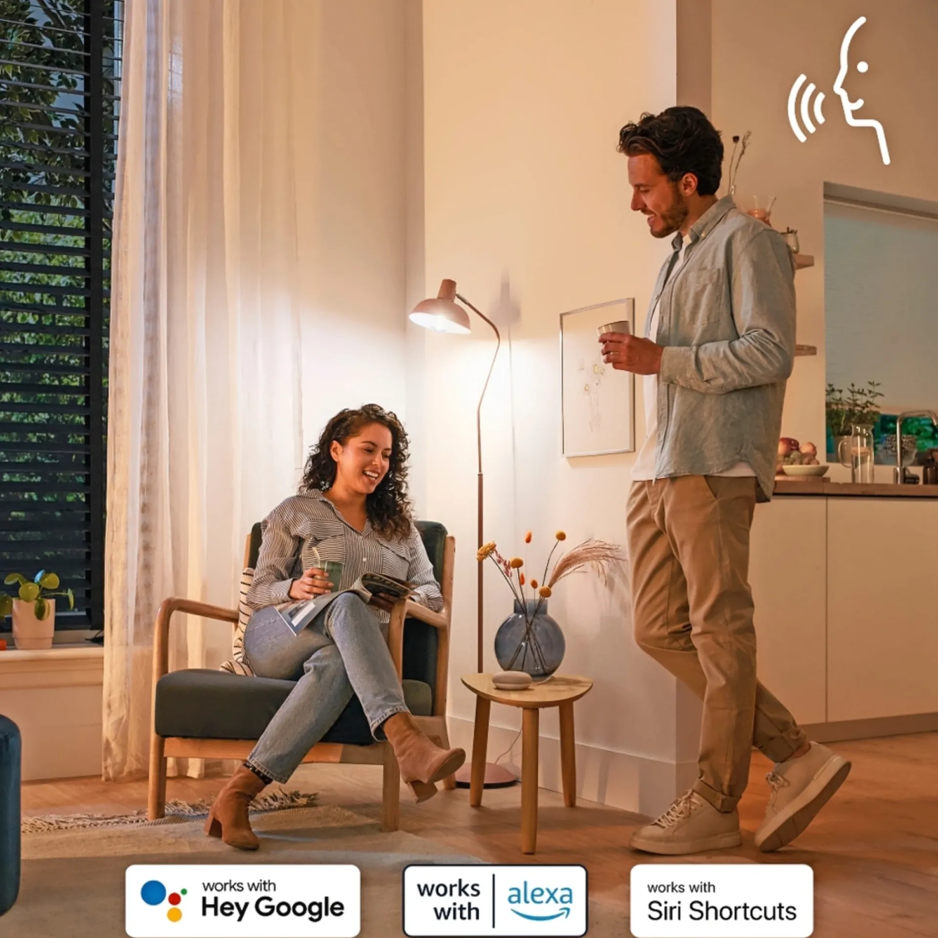 Hot Philips Smart COLOR LED PÆRE E14 KRONE 5W