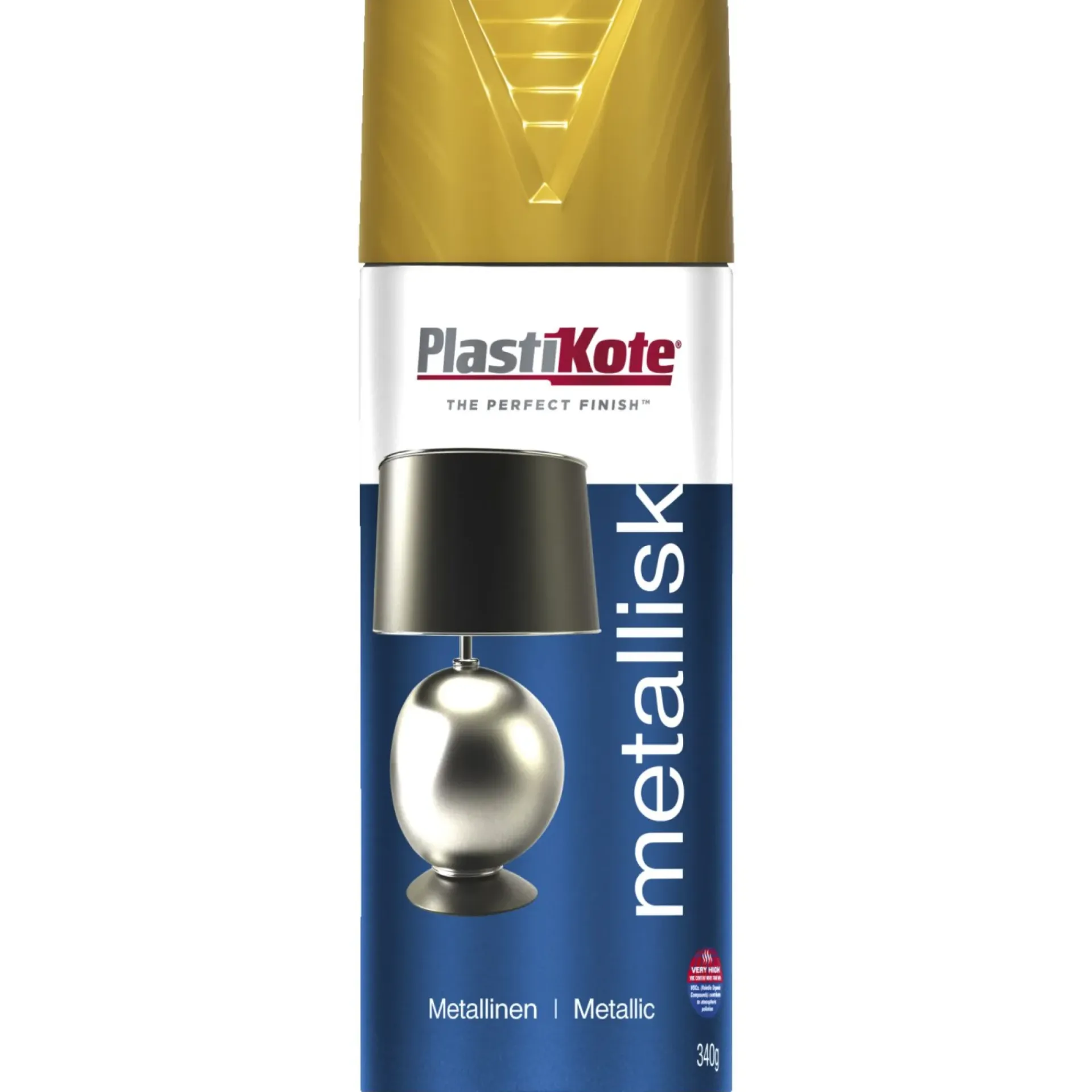 Plasti kote METALLIC 452 SPRAYMALING 400 ML GULD