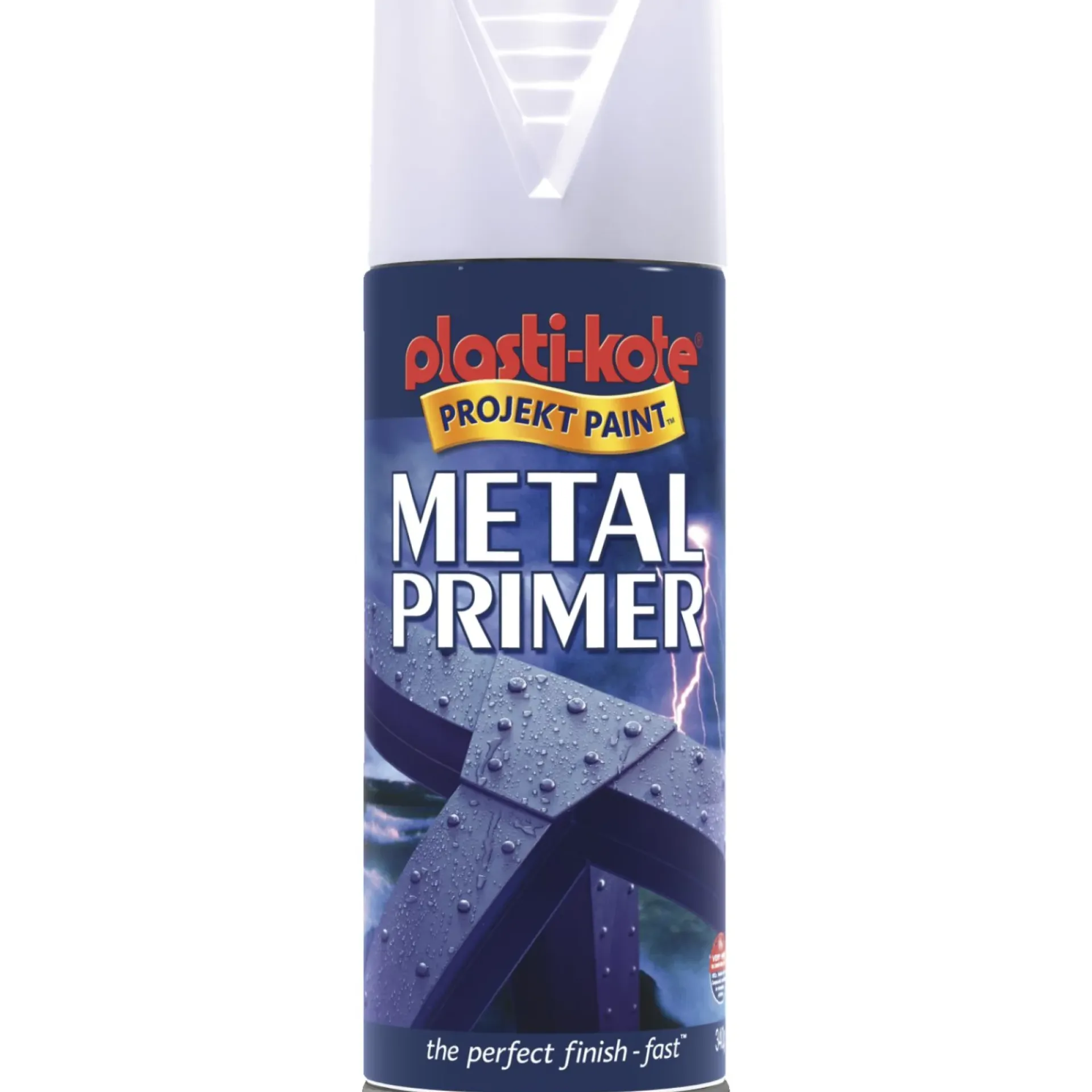 Plasti kote METALLIC PRIMER SPRAYMALING 400 ML HVID