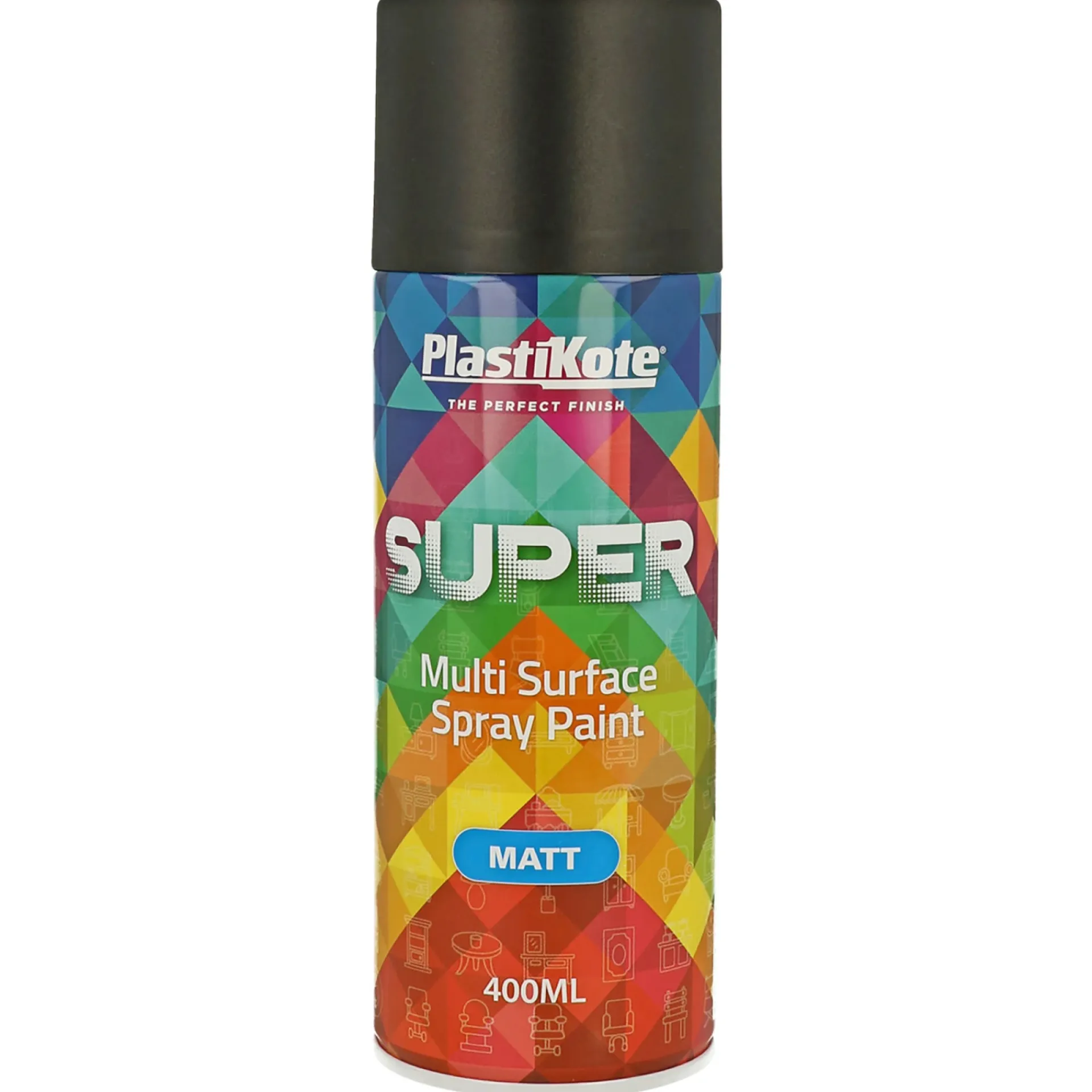 Online Plasti kote SUPER MAT SPRAYMALING 400 ML RAL 9005 SORT