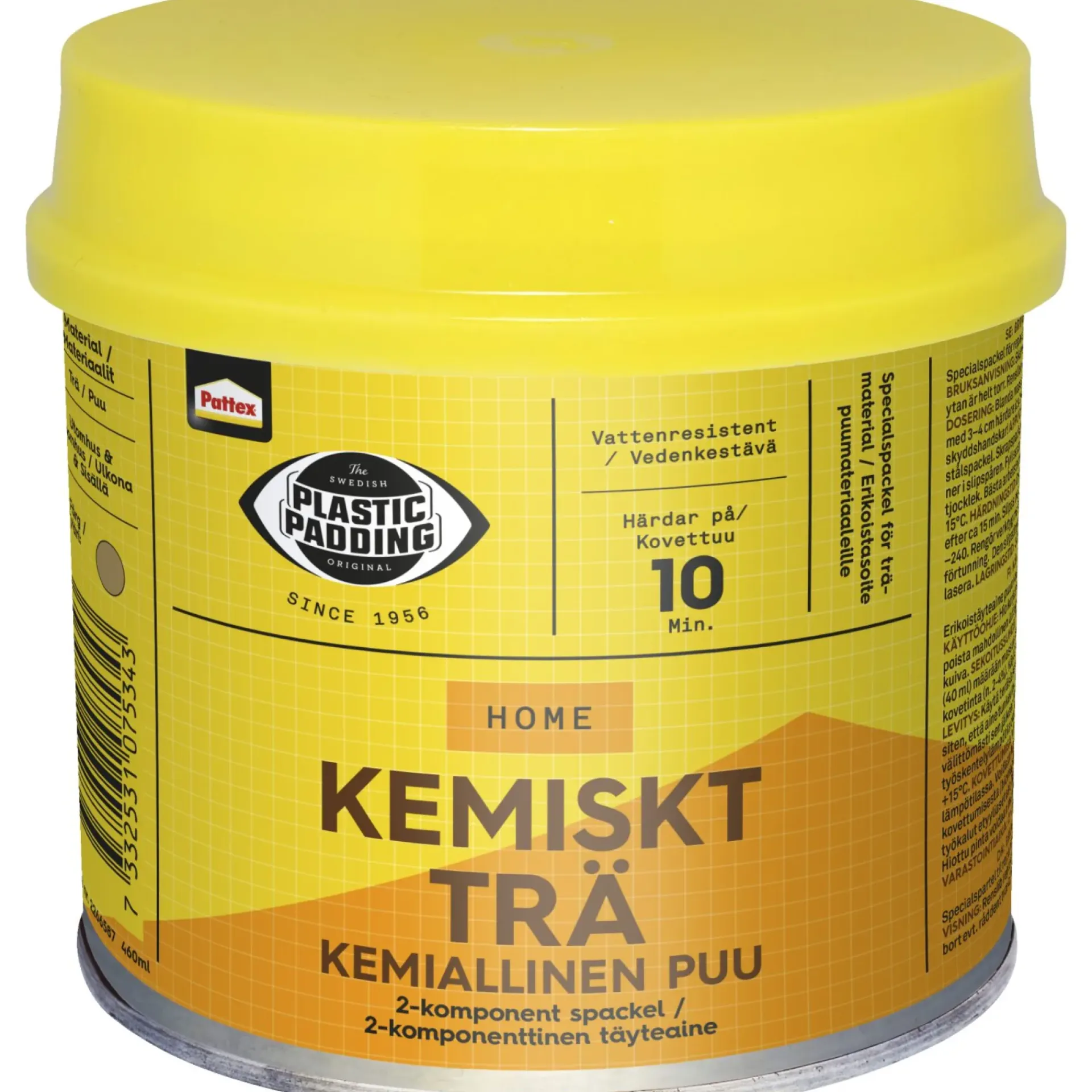 Plastic padding KEMISK TRÆ 460 ML LYS BRUN