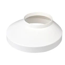 New Plastmo PLAST 75/130 MM BRØNDKRAVE HVID