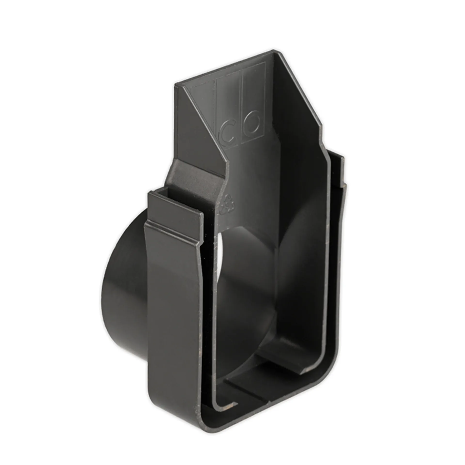 Plastmo SLIMLINE MED UDLØB ENDEVÆG 6X10X5 CM.