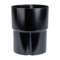 Clearance Plastmo SORT 90 MM RØRSAMLEMUFFE