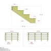 New Plus 4 TRIN TERRASSETRAPPE 1800 X 710 MM