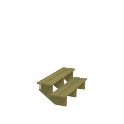 Plus 2 TRIN TERRASSETRAPPE 1200 X 370 MM
