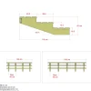 Outlet Plus 3 TRIN TERRASSETRAPPE 1800 X 420 MM