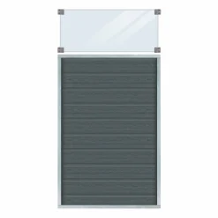 Clearance Plus ARTURA HEGNSFAG SKIFERGRÅ 90 X 175 CM