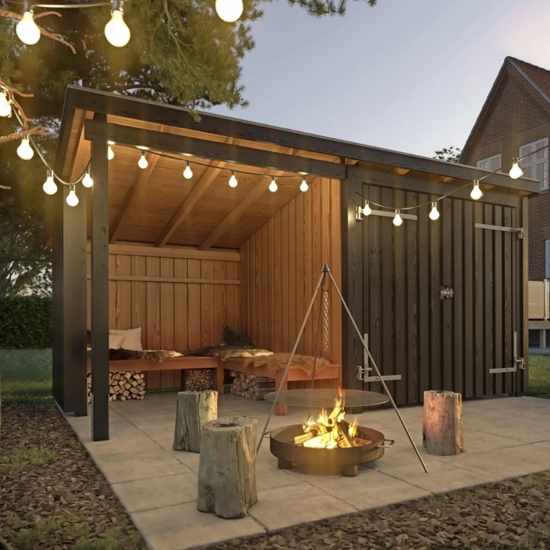 Discount Plus BÅLHYTTE 9,5 M²