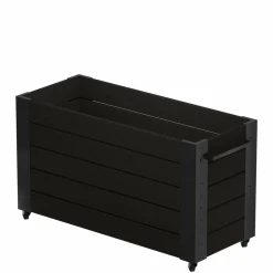 Plus BLOMSTERKASSE SORT 70 X 50 X 120 CM