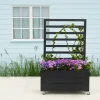 Outlet Plus BLOMSTERKASSE SORT 130 X 50 X 87 CM