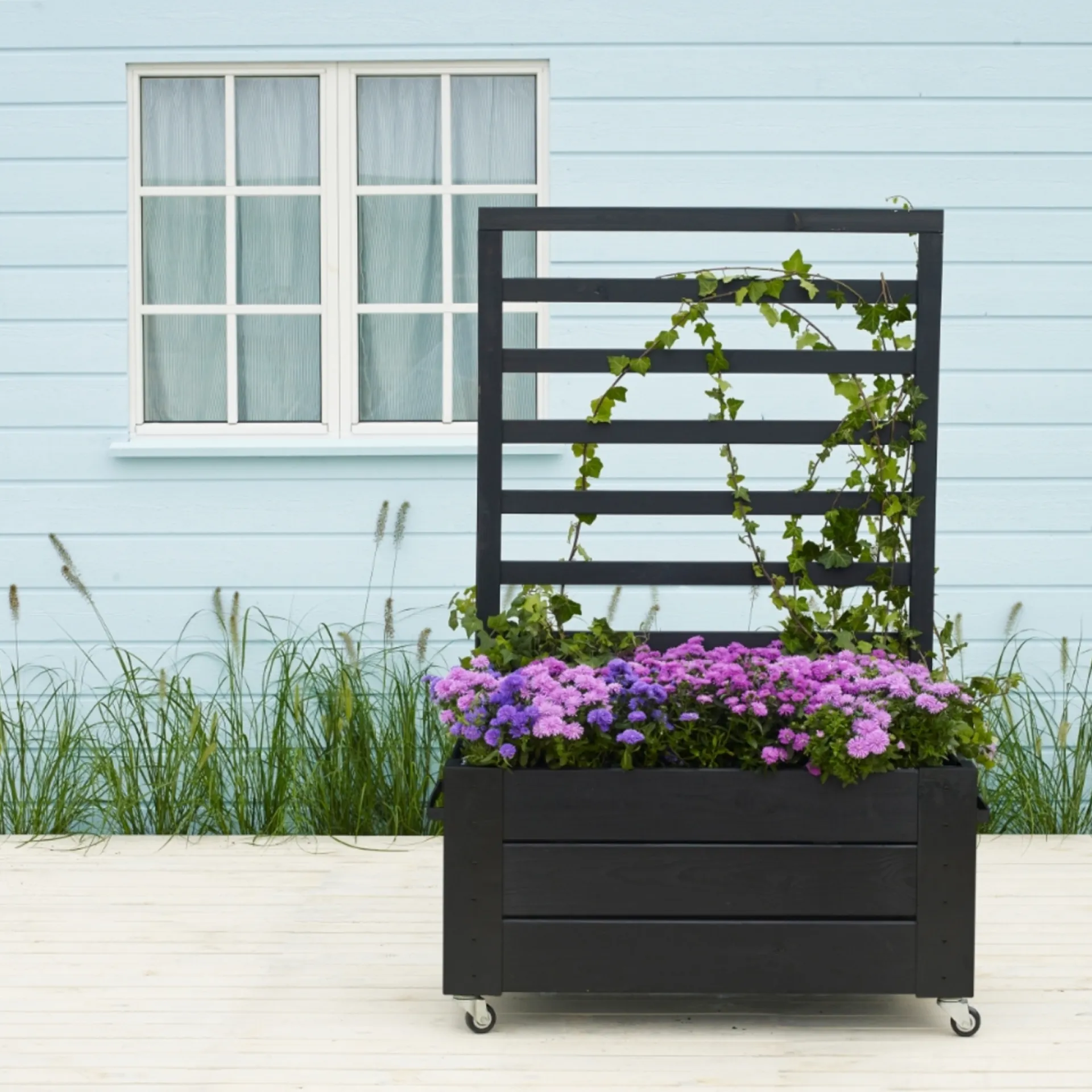 Outlet Plus BLOMSTERKASSE SORT 130 X 50 X 87 CM