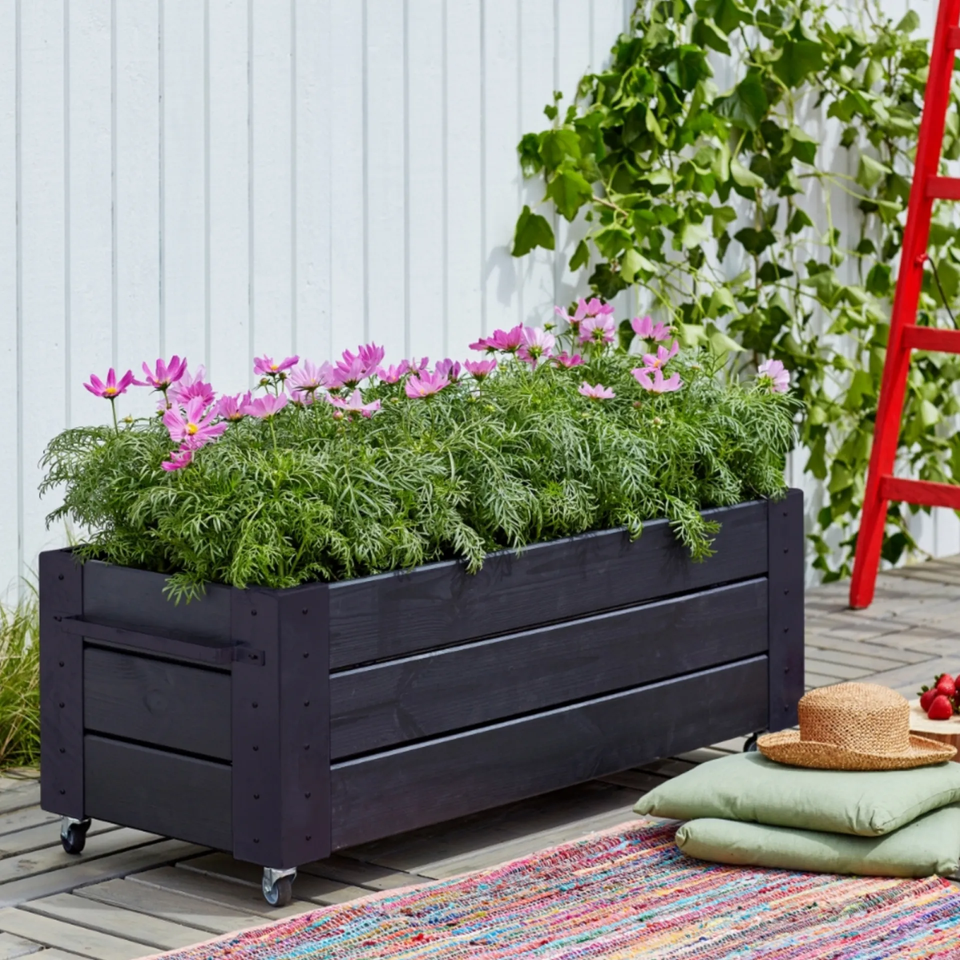 Clearance Plus BLOMSTERKASSE SORT 45 X 50 X 120 CM