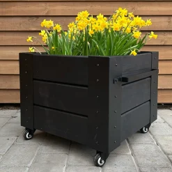 New Plus BLOMSTERKASSE SORT 45 X 50 X 46 CM