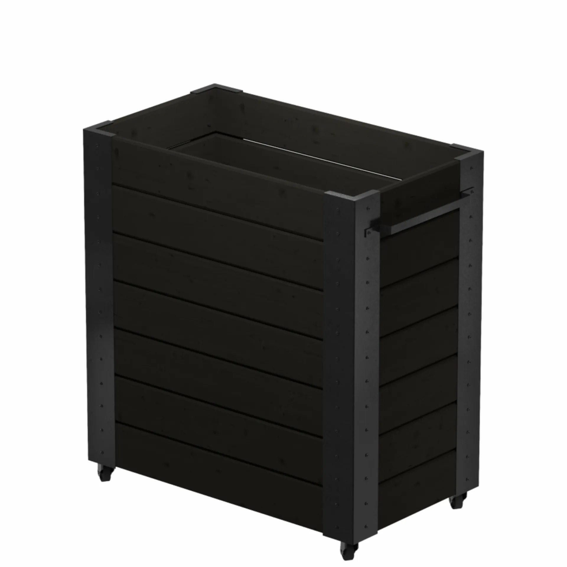 New Plus BLOMSTERKASSE SORT 95 X 50 X 87 CM